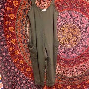 Olive green capri jumper